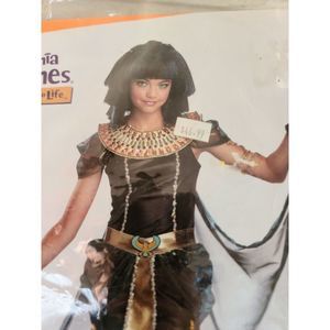 NEW Dark Egyptian Cleopatra Princess Child Girls Costume Size Large